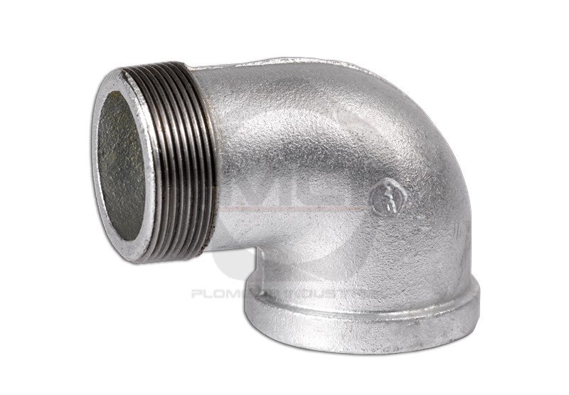 CODO NIPLE 90 GALVANIZADO